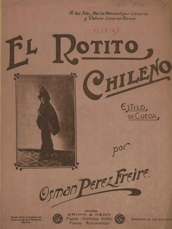 Carátula de la canción &amp;quot;El rotito chileno&amp;quot; de Osmán Pérez Freire
