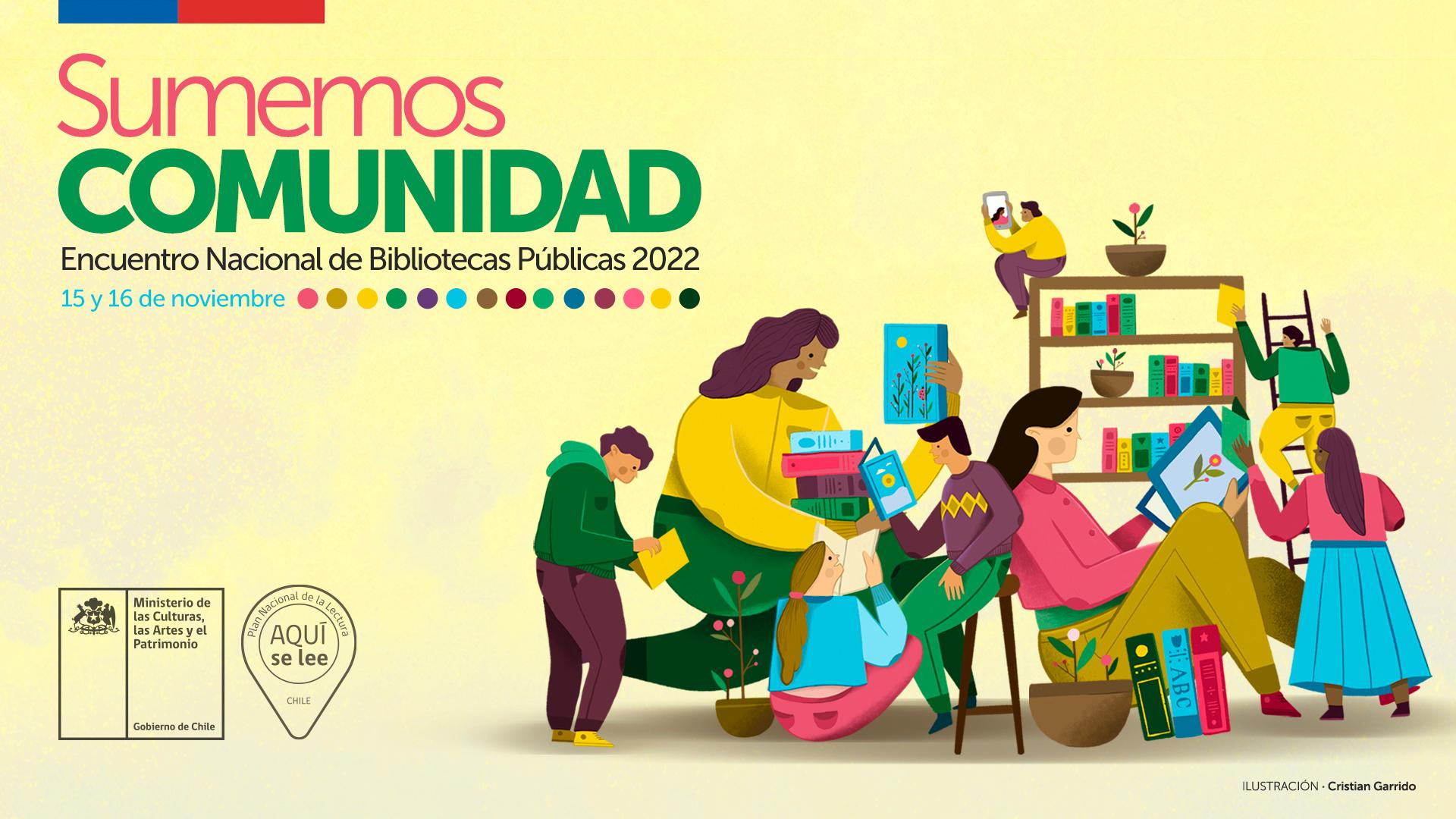 Sumemos comunidad. Encuentro Nacional de Bibliotecas Públicas 2022