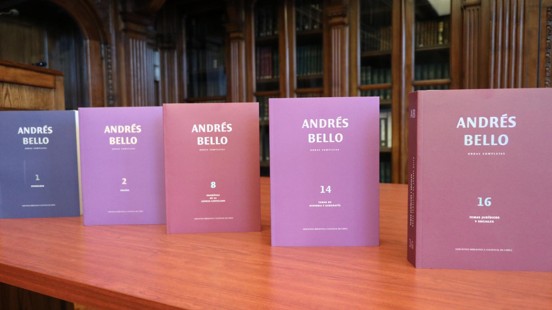 Obras Completas de Andrés Bello, Ediciones Biblioteca Nacional.