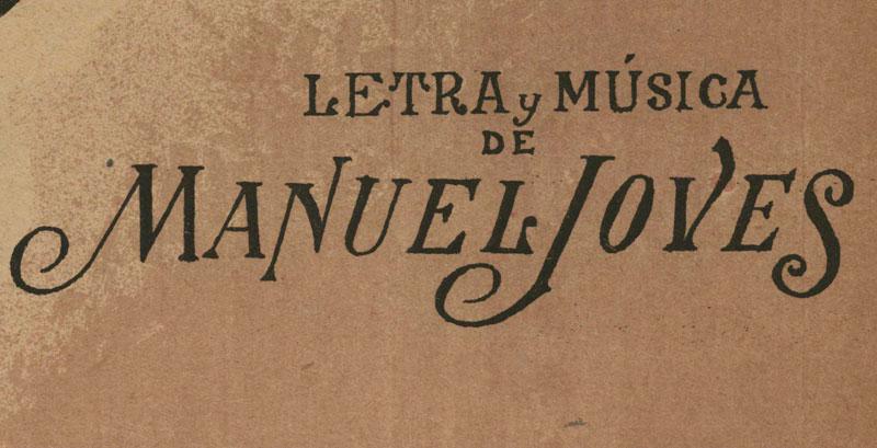 Carátula de la canción "Mariposa del amor" de Manuel Jovés (detalle)