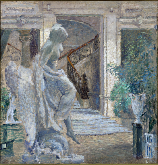 Vista del Museo Nacional de Bellas Artes. Pablo Burchard Eggeling. Detalle. Colección MNBA.