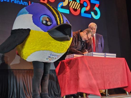 “Santiago 2023, Nuestro Punto de Encuentro”.