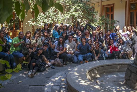 Grupo de estudiantes de pedagogía