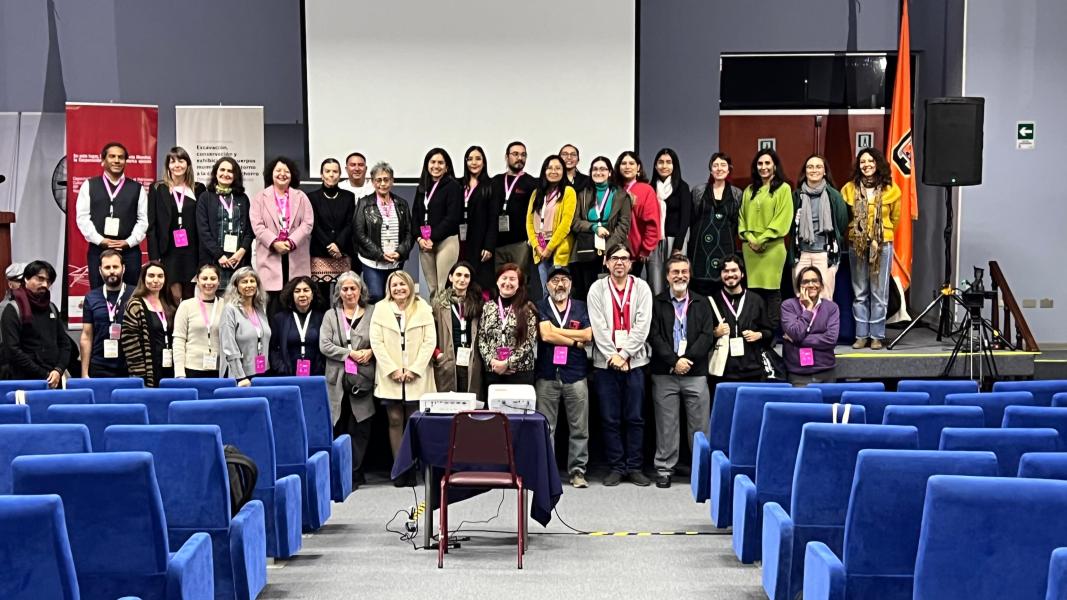 Participantes del Taller  internacional "Excavación, conservación y exhibición de cuerpos momificados en torno a la cultura Chinchorro (Archivo Chinchorro Marka 2024).