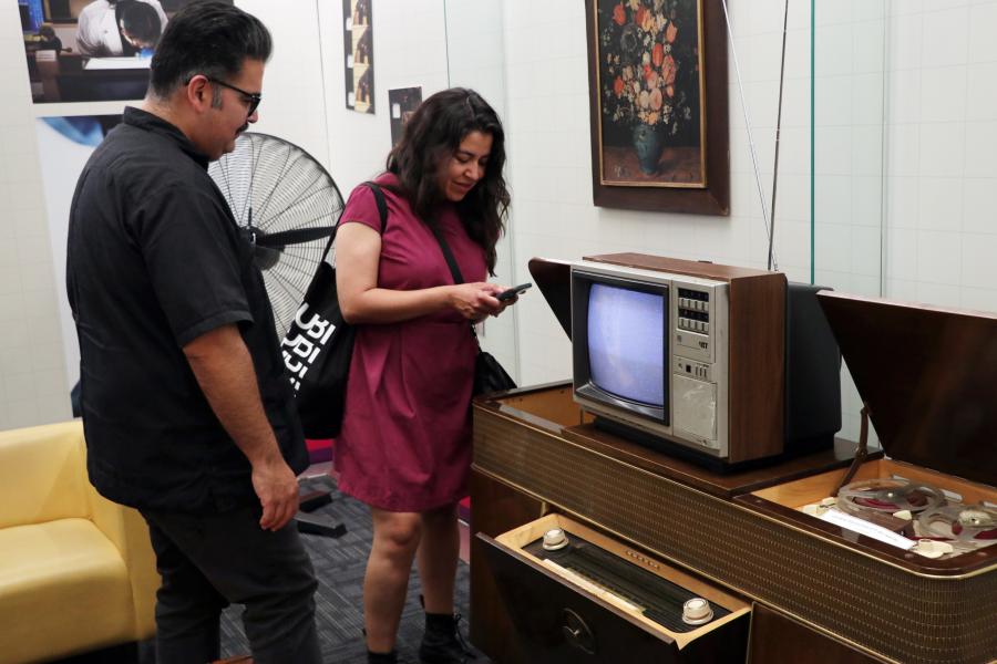 Inauguración de la exposición "Ondas de Memoria".